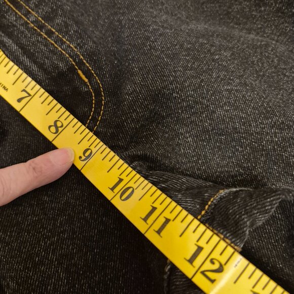 Oak and Fort Cargo Wide leg Jean with Snaps For Barrel Leg - Picture 3 of 5